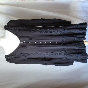 Free People Dress Size M Lined w/Slip Bohemian style